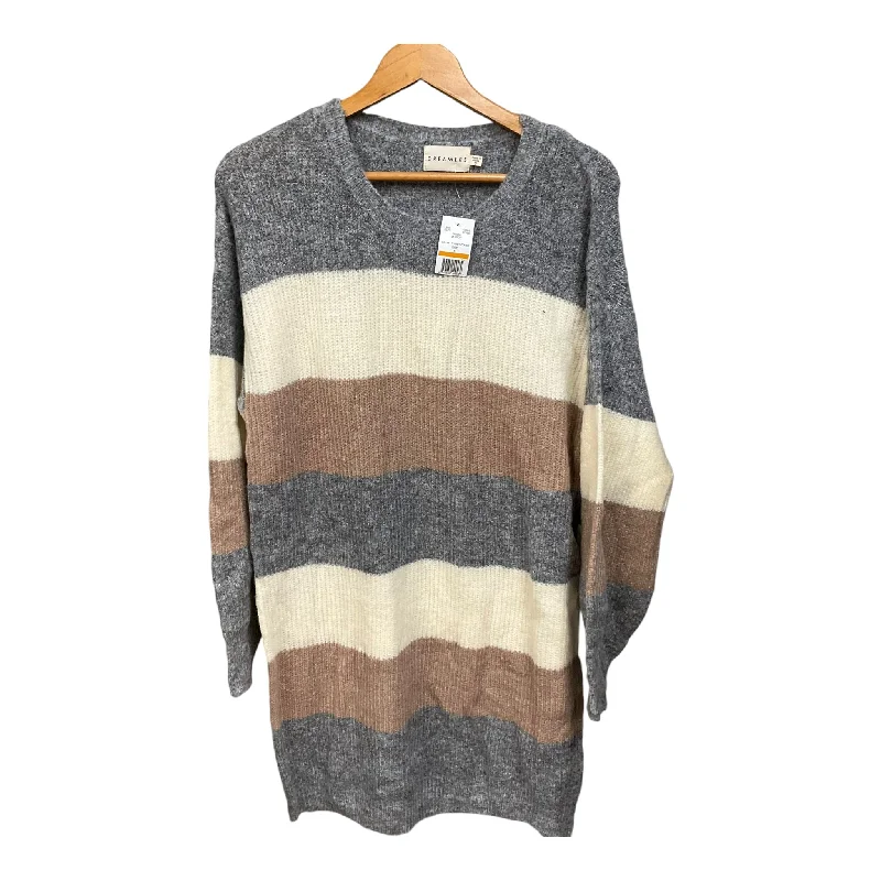 Dress Casual Midi By Dreamers In Striped Pattern, Size: S